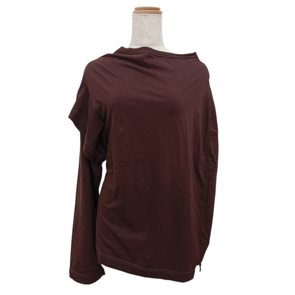 FUMIKA UCHIDA ダブルスリーブワンショルダーTシャツFU-L-CT004 DOUBLE SLEEVE ONE SHOULERTEE 古着・中古-1枚目のアイテム画像