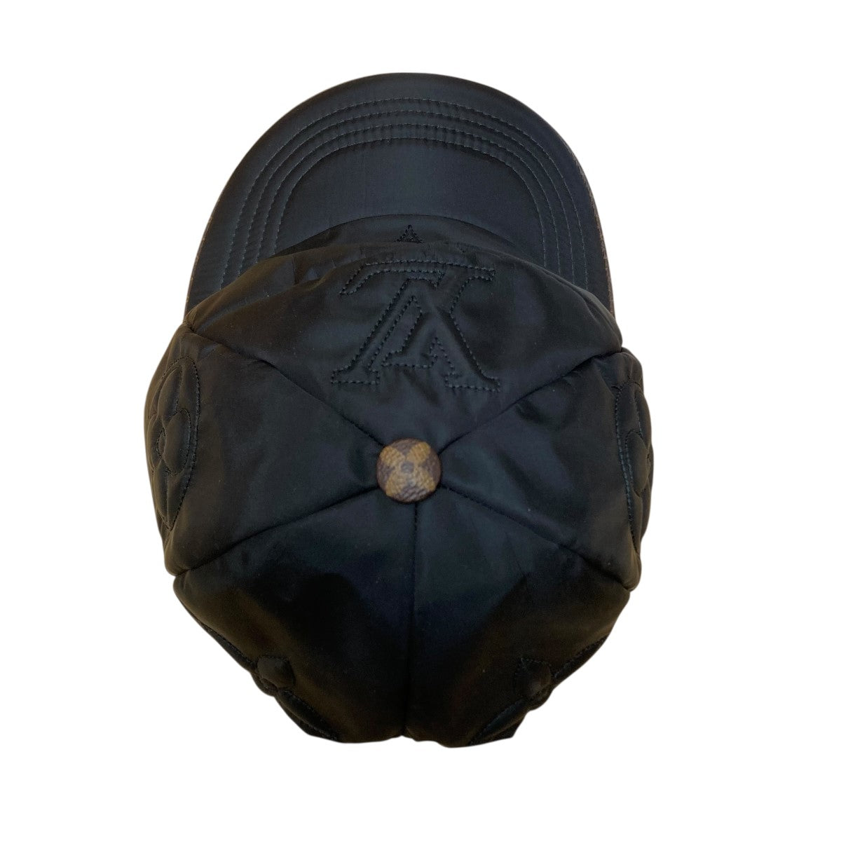 LOUIS VUITTON LVピロー モノグラム ナイロン 中綿キャップ 古着・中古-5枚目のアイテム画像