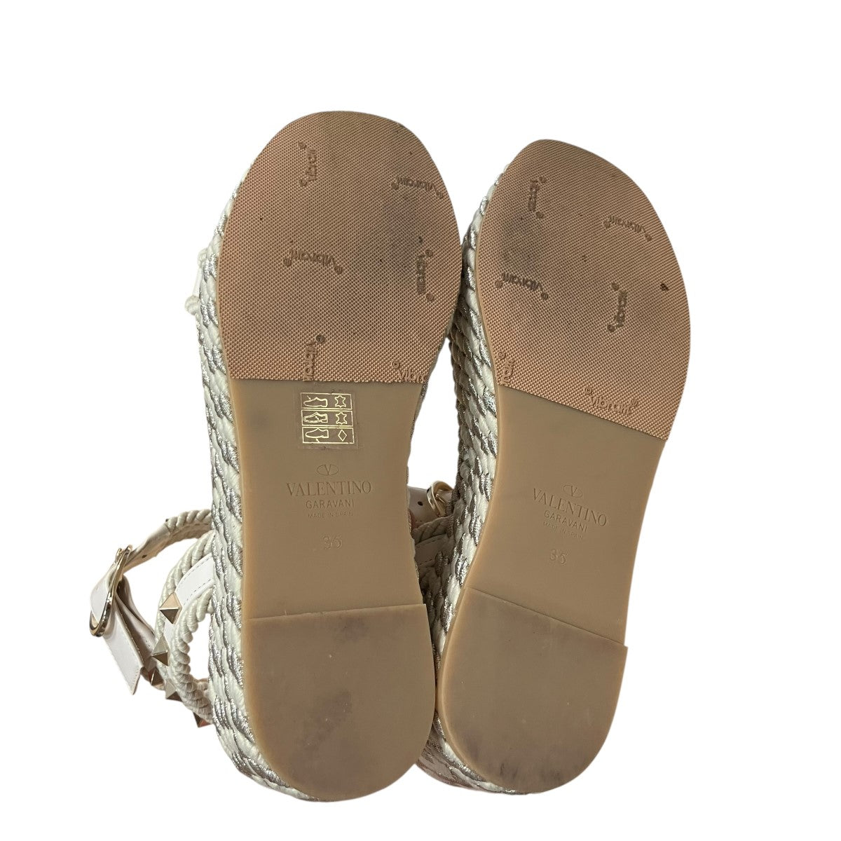 VALENTINO(ヴァレンチノ) ロックスタッズプラットフォームサンダル