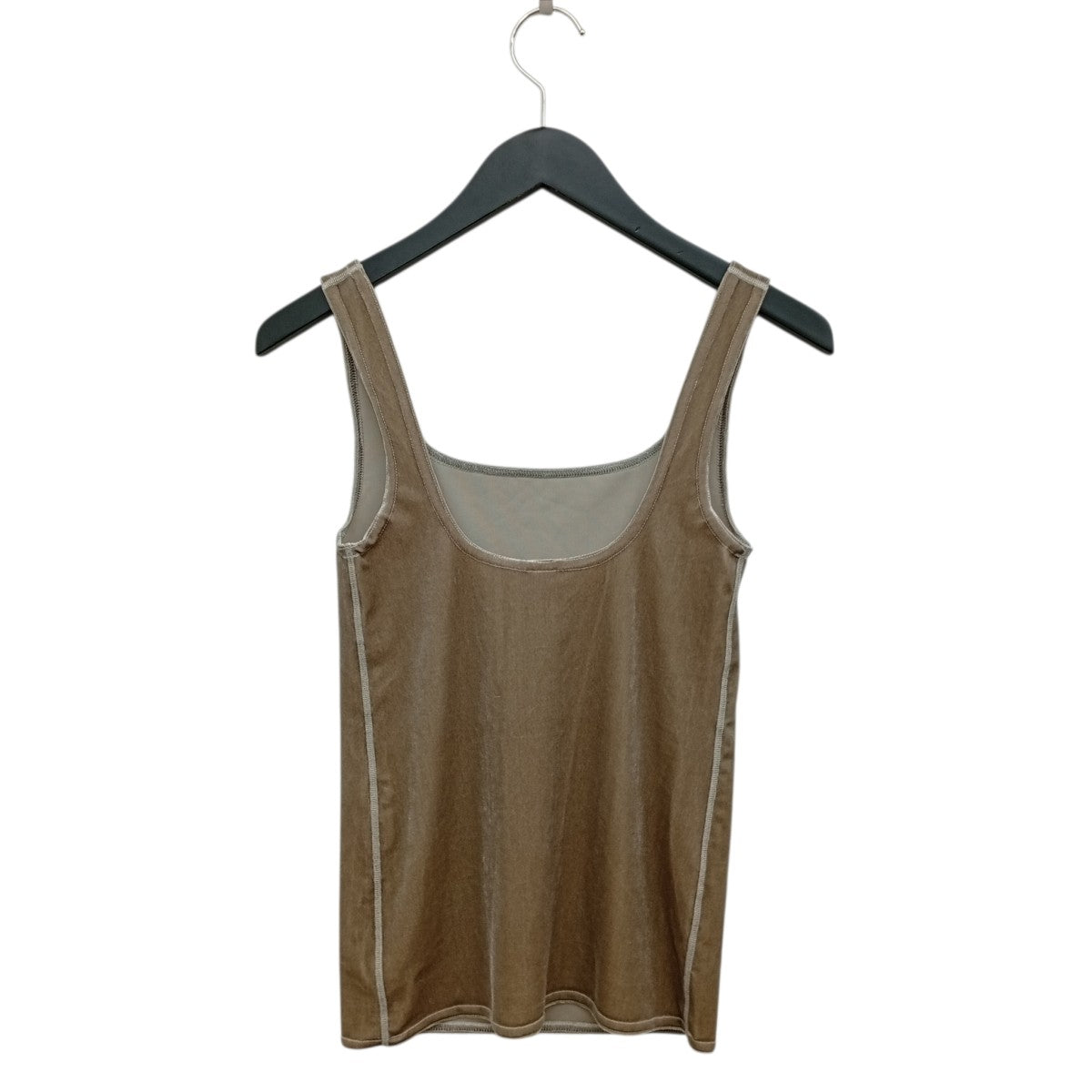 SIMONE WILD ベロアタンクトップ 古着・中古-2枚目のアイテム画像