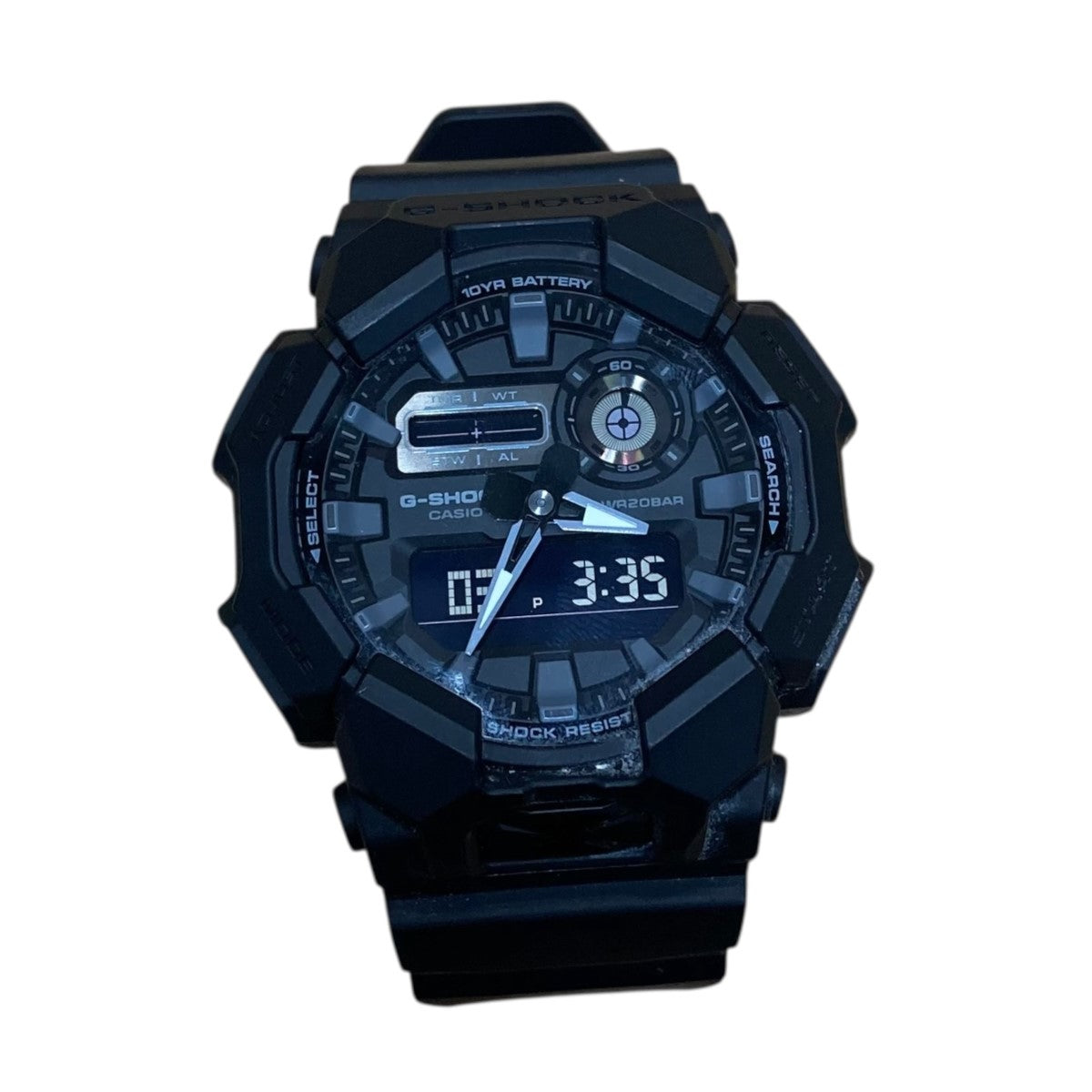 CASIO デジタル＆アナログウオッチga-010 f7n90a 古着・中古-2枚目のアイテム画像