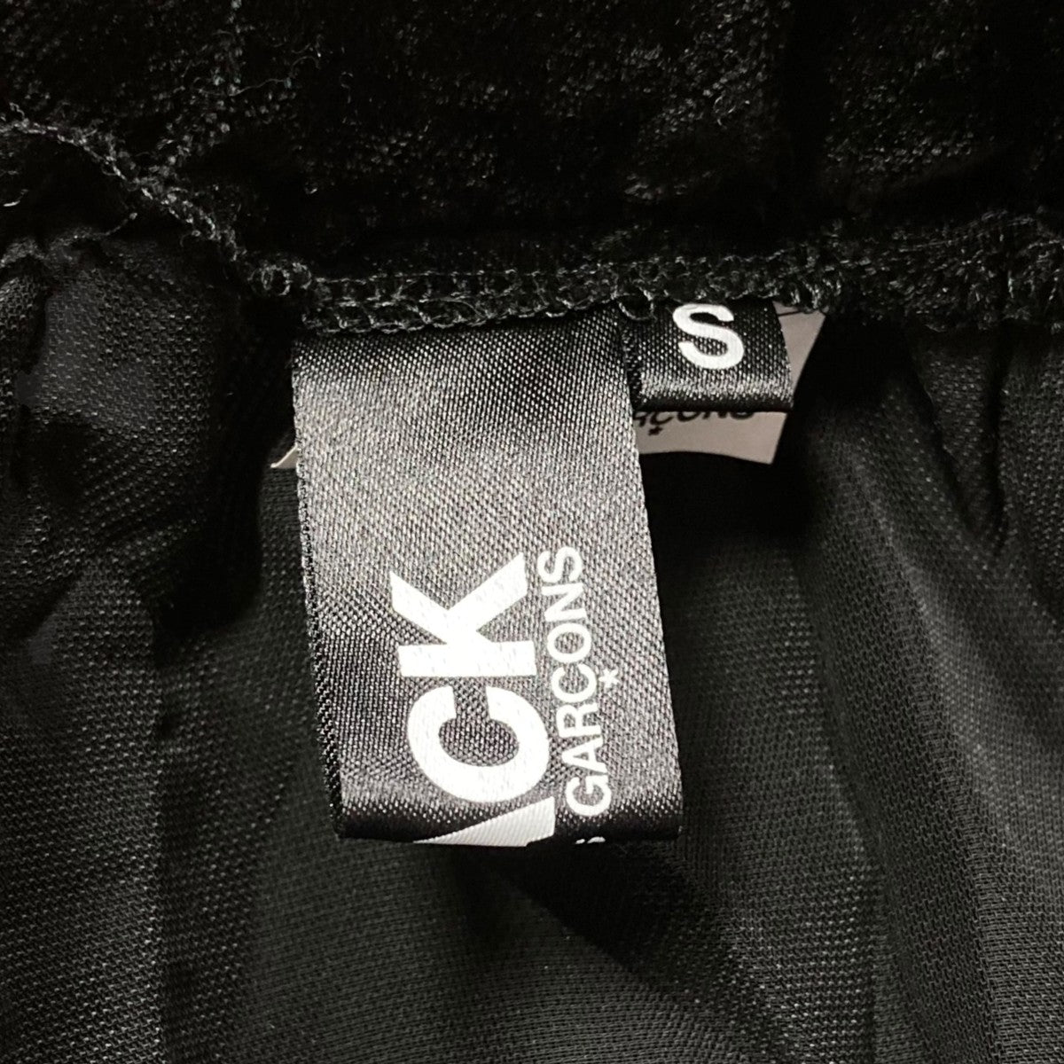 BLACK COMME des GARCONS(ブラックコムデギャルソン) ベロアスカート1D