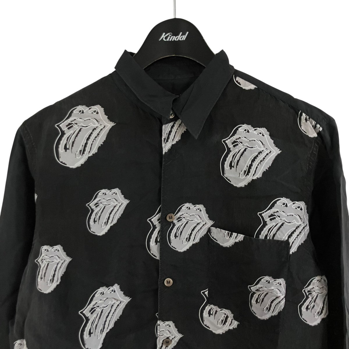 COMME des GARCONS HOMME PLUS 総柄長袖シャツ 古着・中古-2枚目のアイテム画像