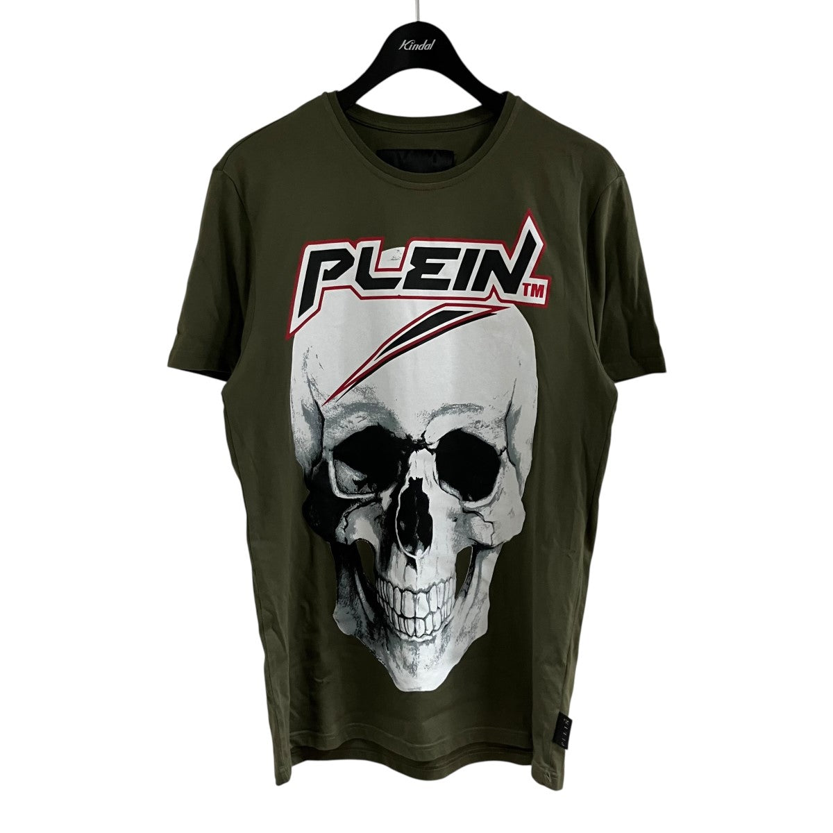 PHILIPP PLEIN スカルプリント半袖Tシャツ 古着・中古-1枚目のアイテム画像