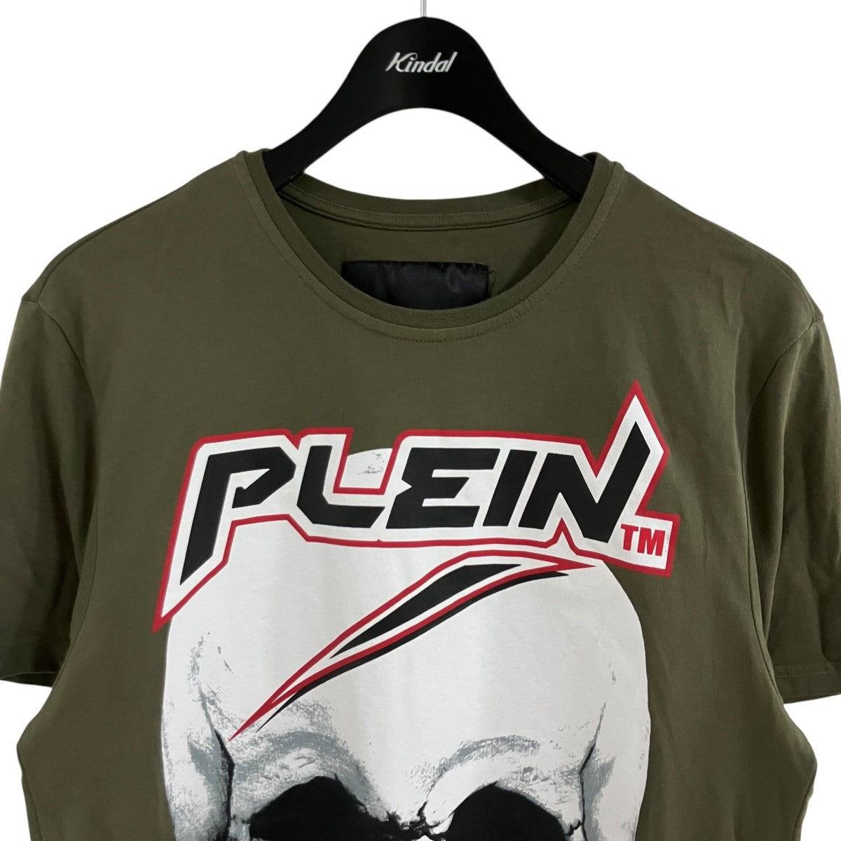 PHILIPP PLEIN スカルプリント半袖Tシャツ 古着・中古-2枚目のアイテム画像
