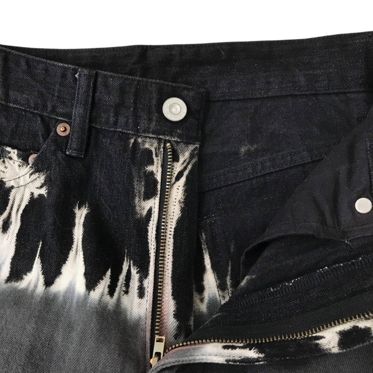 UNUSED タイダイデニムパンツUW0960 TIE DIE DENIM 古着・中古-3枚目のアイテム画像