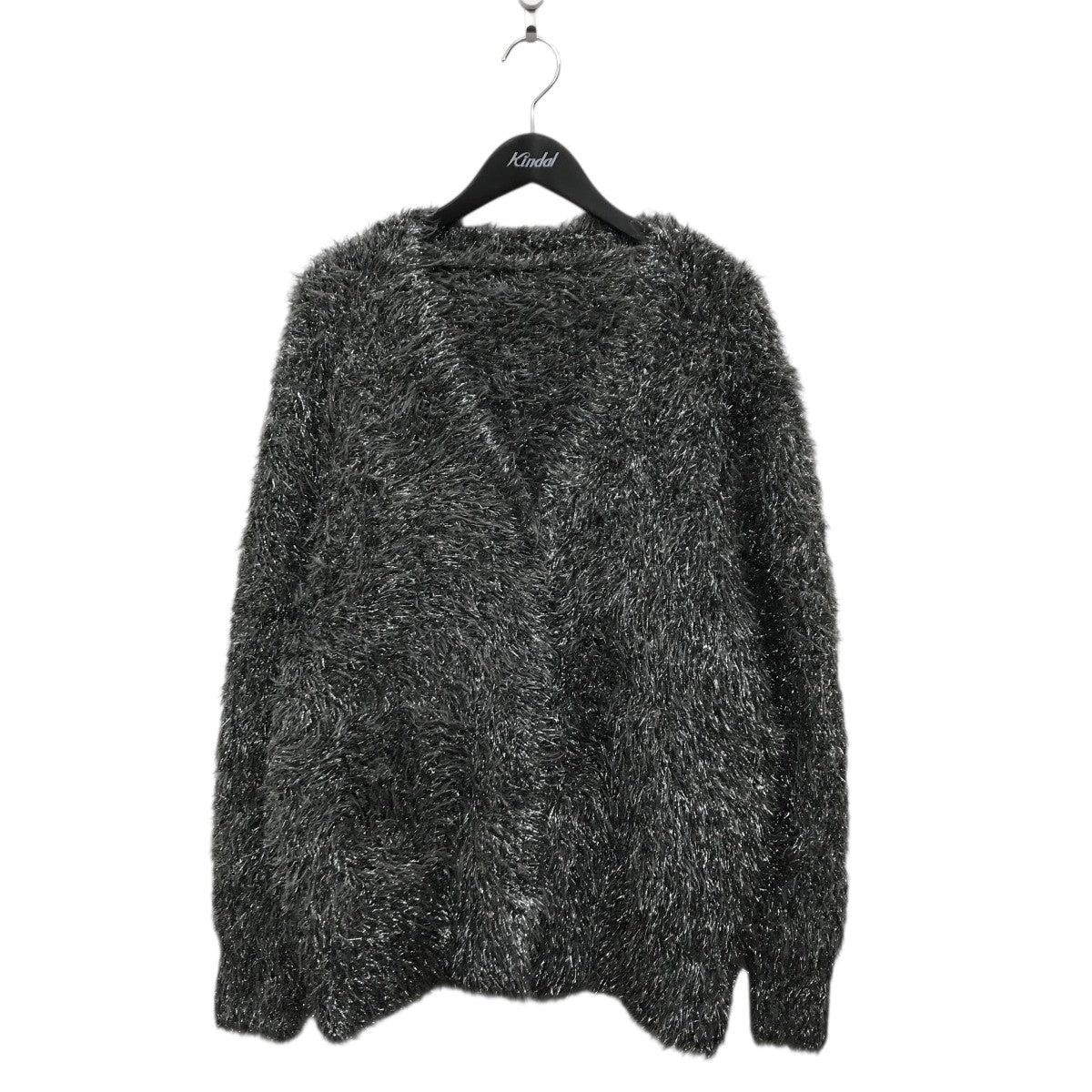 2WAYグリッターフェザーニットカーディガンYEMRK0923002 2way glitter feather knit cordigan