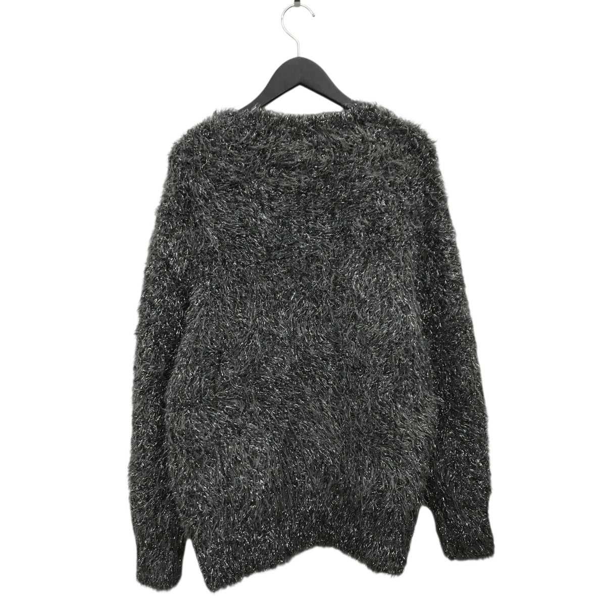 2WAYグリッターフェザーニットカーディガンYEMRK0923002 2way glitter feather knit cordigan