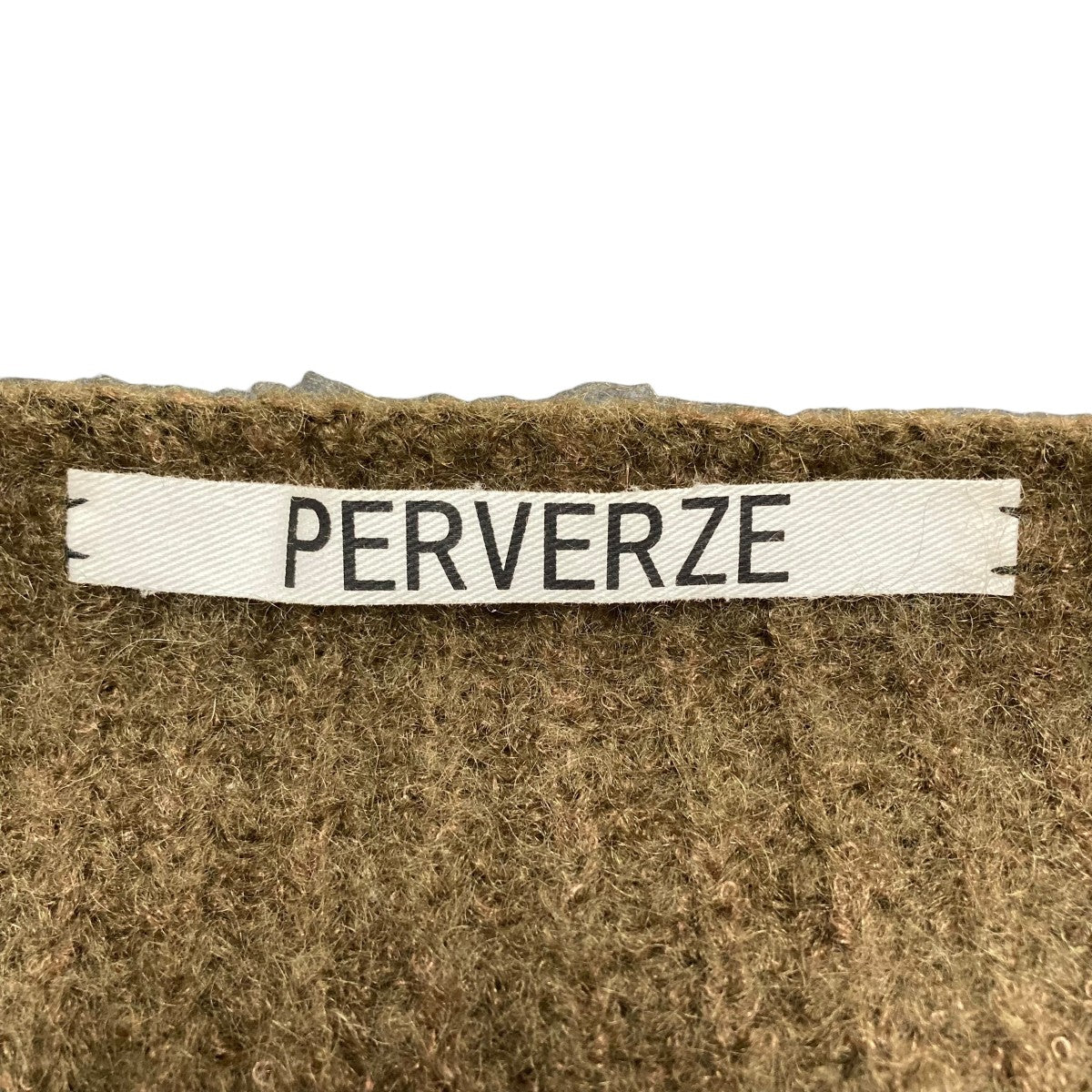 PERVERZE(パーバーズ) モヘヤカーディガン 011604051670 オリーブ