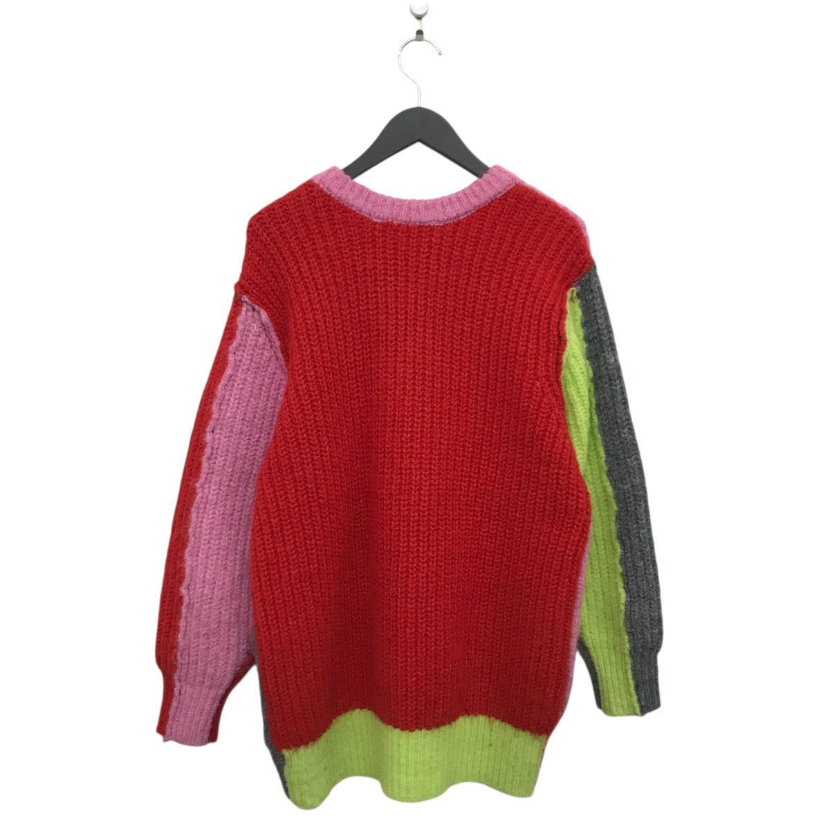 ニットセーター1253-09041 ｢2WAY COLOR BLOCK PULL KNIT｣