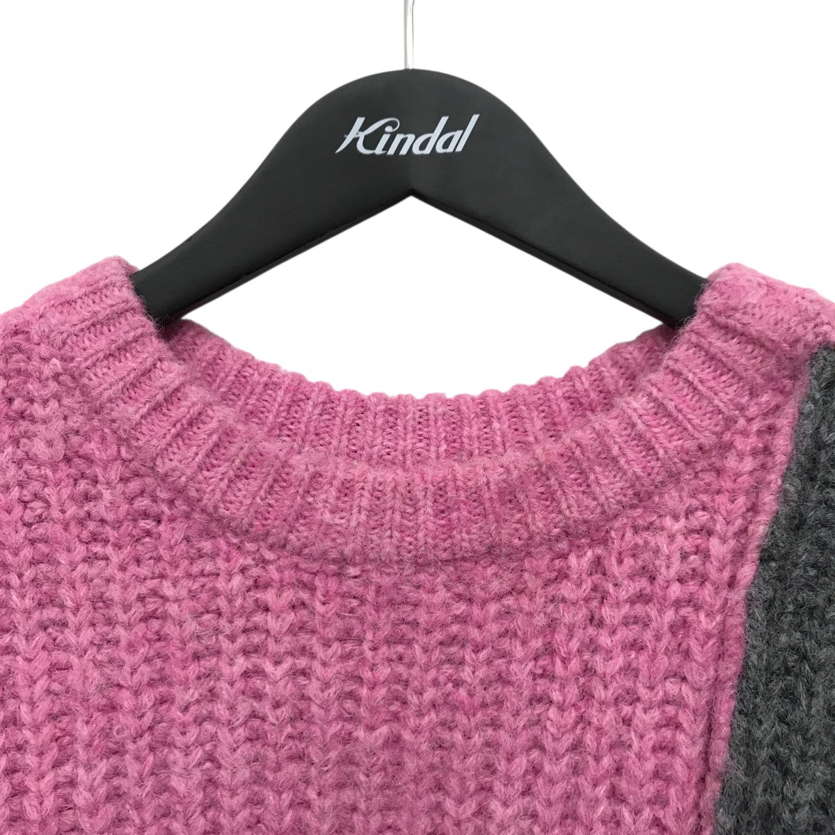 ニットセーター1253-09041 ｢2WAY COLOR BLOCK PULL KNIT｣