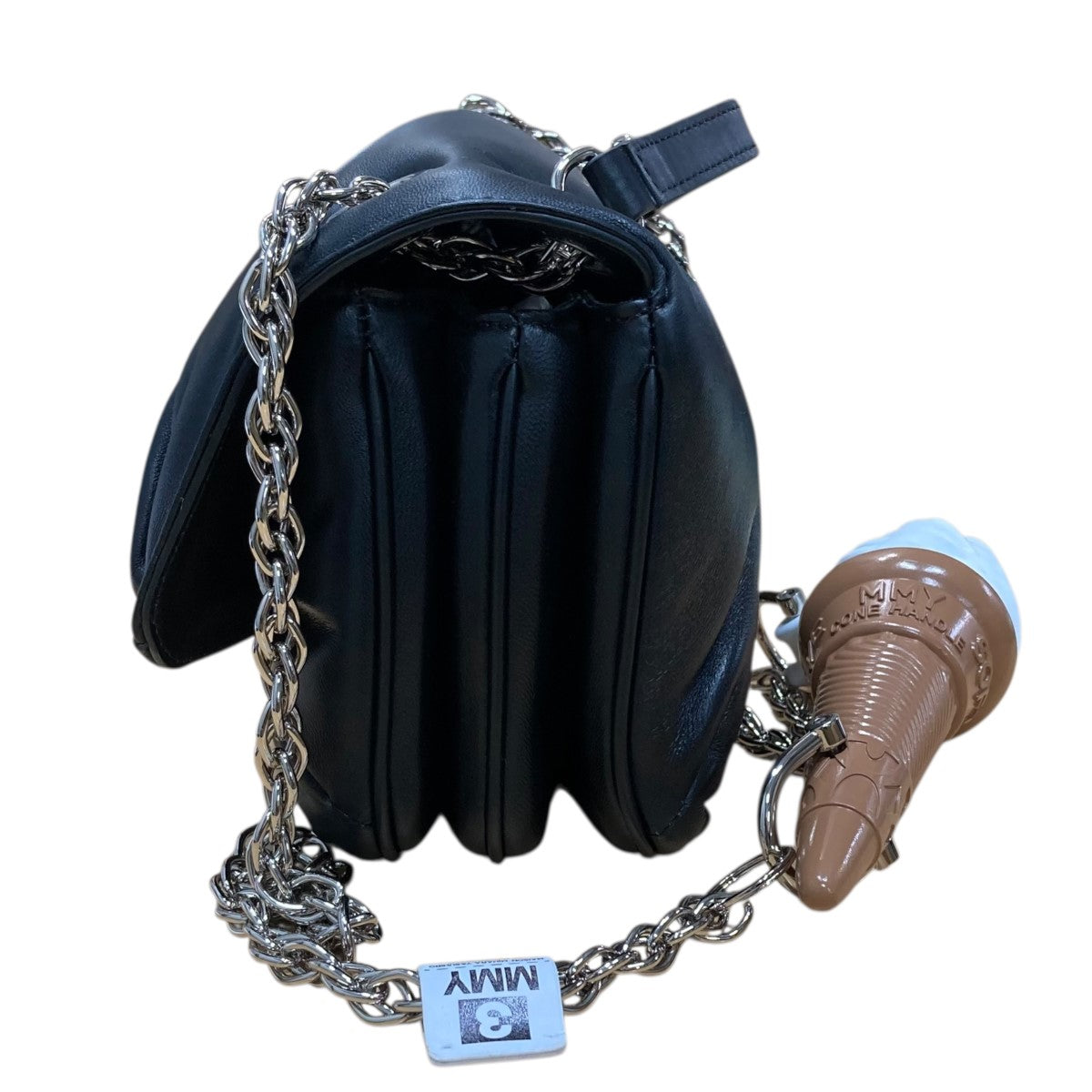 Maison MIHARA YASUHIRO ｢゛TOY” Soft Serve Handle Chain Shoulder Bag｣レザーバッグA15BG701 古着・中古-3枚目のアイテム画像