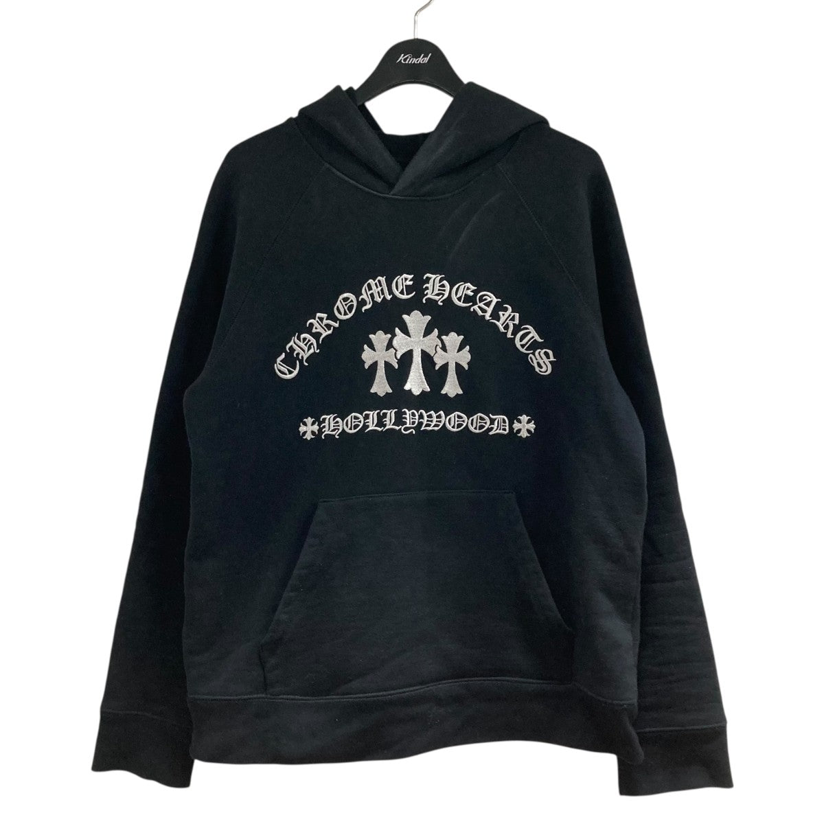 CHROME HEARTS ｢SAILIN ON HD PLVR｣セメタリークロス刺繍プルオーバーパーカー 古着・中古-1枚目のアイテム画像