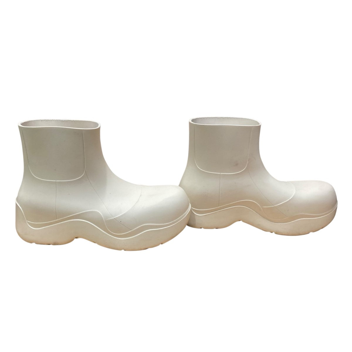 ボッテガヴェネタ 白 レインブーツ 晴雨兼用36サイズ(23cm)ヒール10cm ボッテガヴェネタ 白 レインブーツ 晴雨兼用36サイズ(23cm)ヒール10cm
