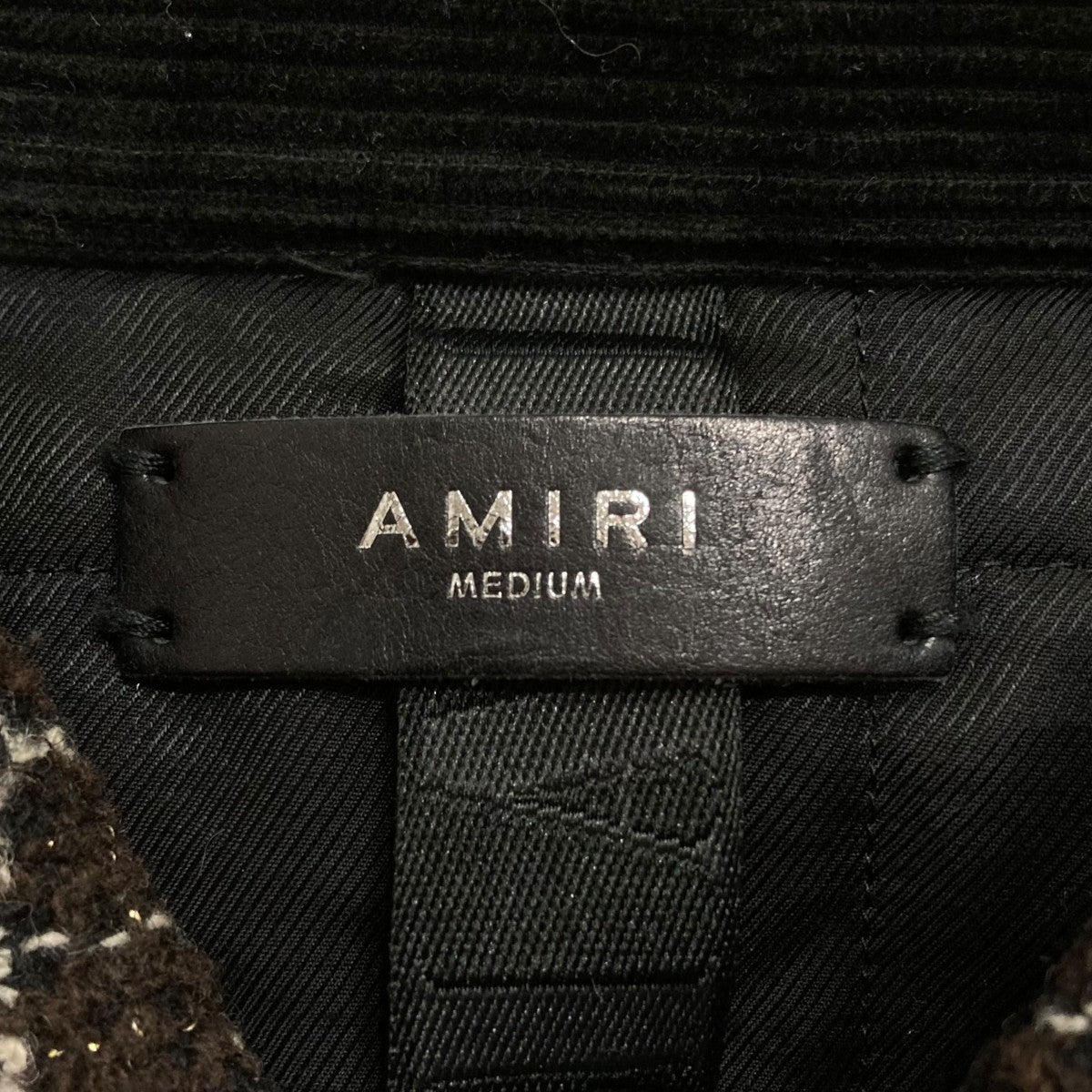 AMIRI(アミリ) ツイードパデッドオーバーシャツジャケット SR1PS22M6L
