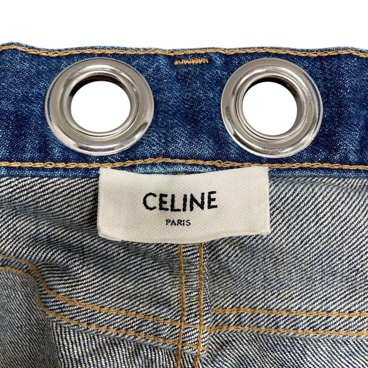 CELINE(セリーヌ) アイレットミドルライズ サーフジーンズ フレア