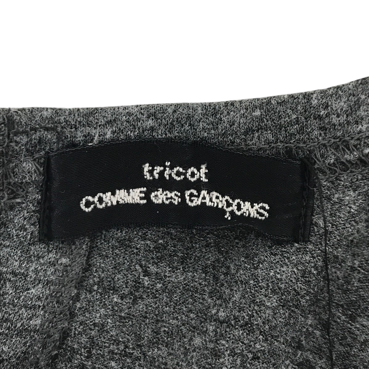 tricot COMME des GARCONS ベロアパッチカットソーTD-T028 古着・中古-3枚目のアイテム画像