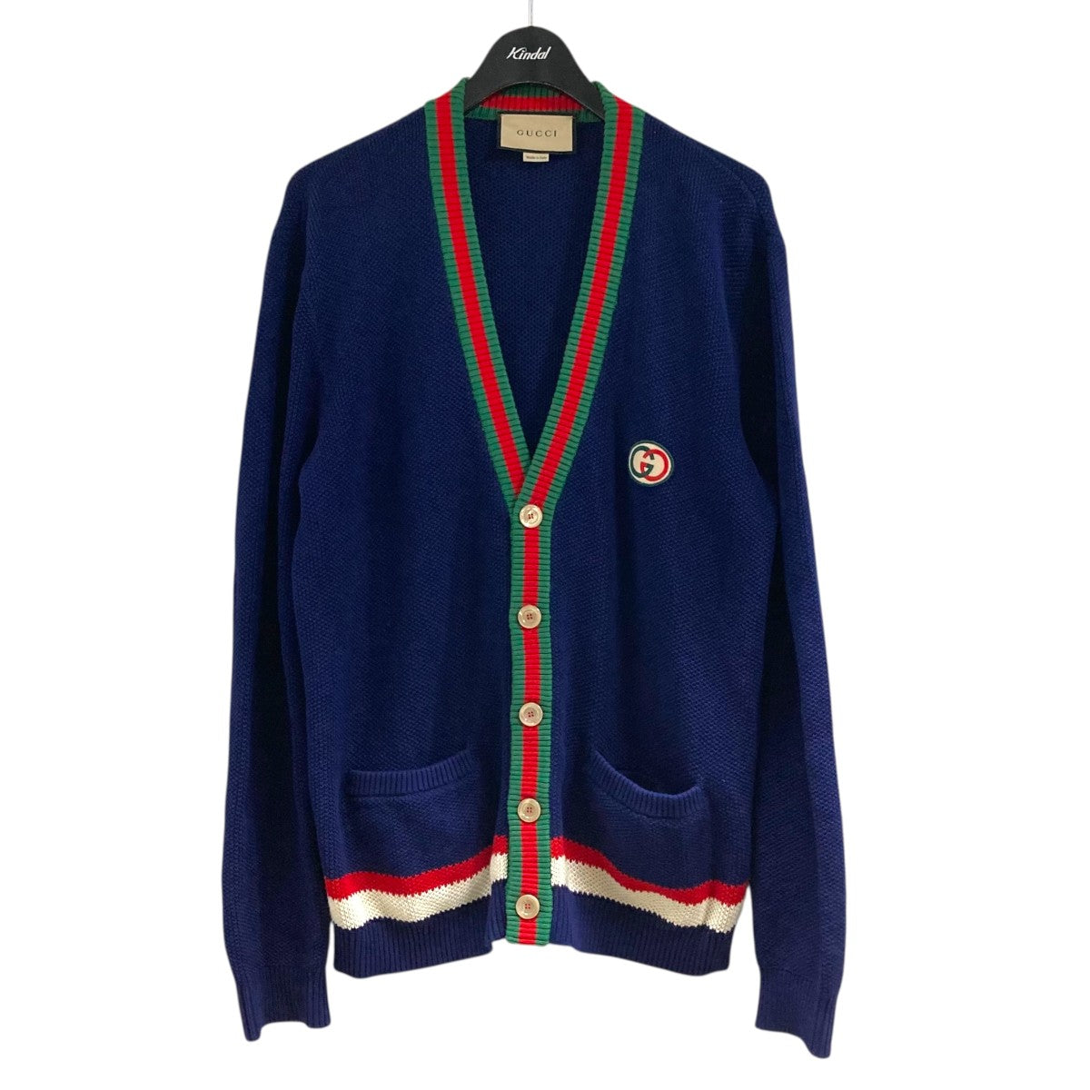 GUCCI ロングスウェットカーディガン 818588_XKENL_9066_001_100_0000