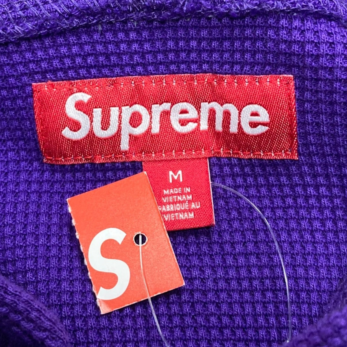 Supreme(シュプリーム) ｢hooded zip up thermal purple｣サーマルジップ