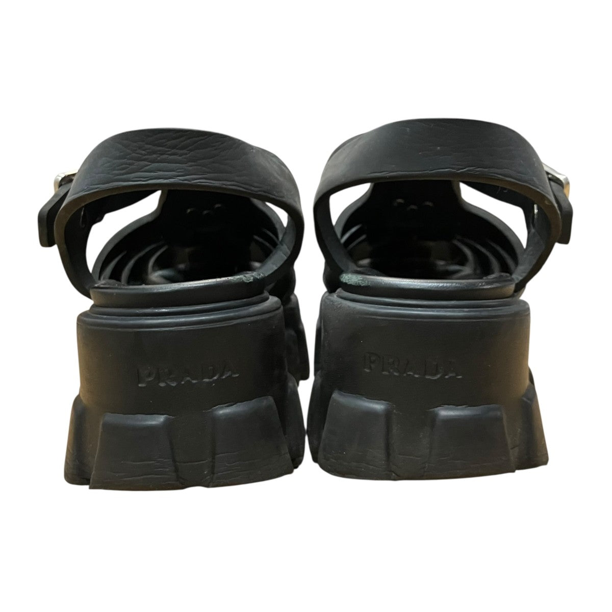 PRADA トライアングルプレートラバーサンダル 古着・中古-5枚目のアイテム画像