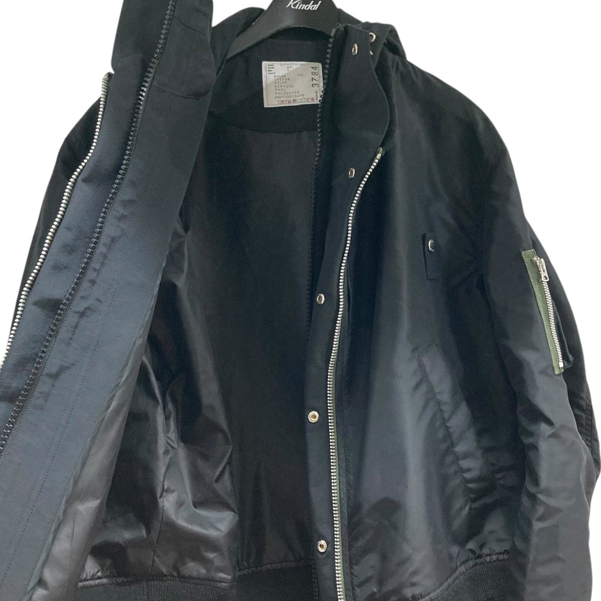 25AW｢Nylon Twill x Grosgrain Blouson｣ナイロンジャケット25-03784M