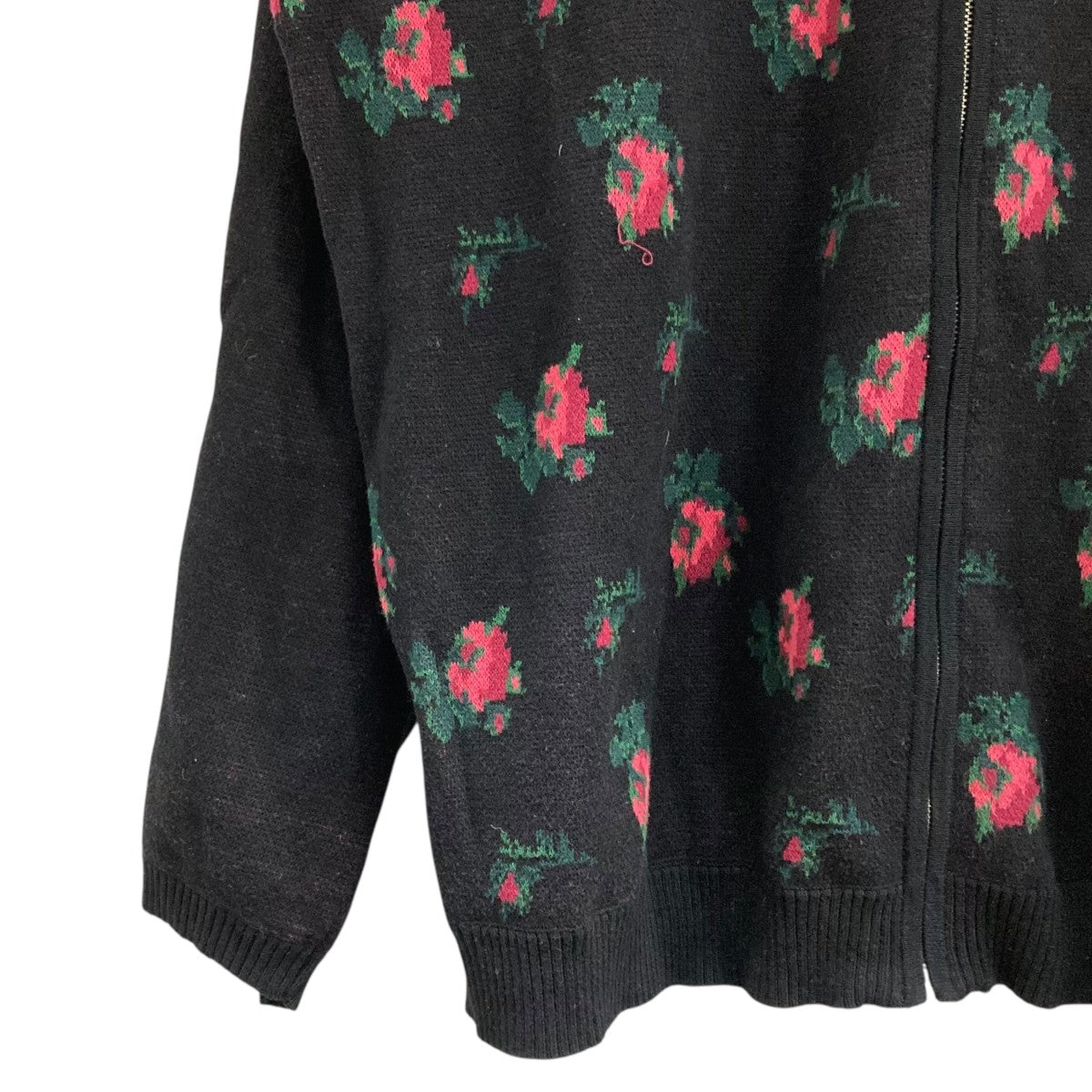 TTT MSW(ティーモダンストリートウエア) フラワーニットポロシャツTTT