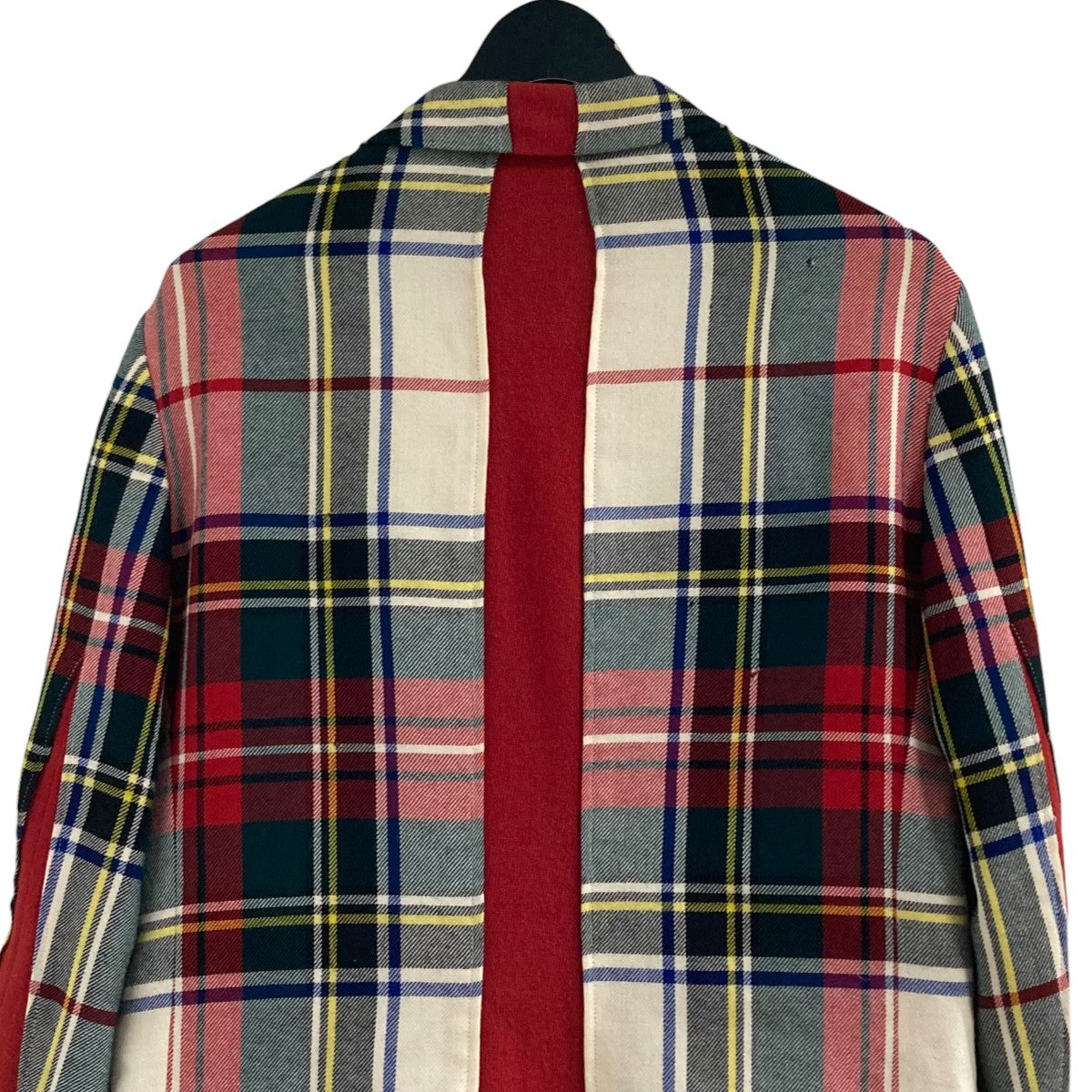 COMME des GARCONS HOMME PLUS ドッキング期ウールチェックテーラードジャケットPJ-04021L 古着・中古-4枚目のアイテム画像