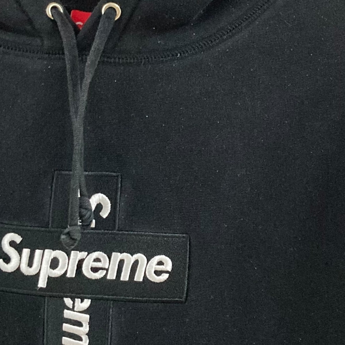 プルオーバーパーカーcross box logo hooded sweatshirt