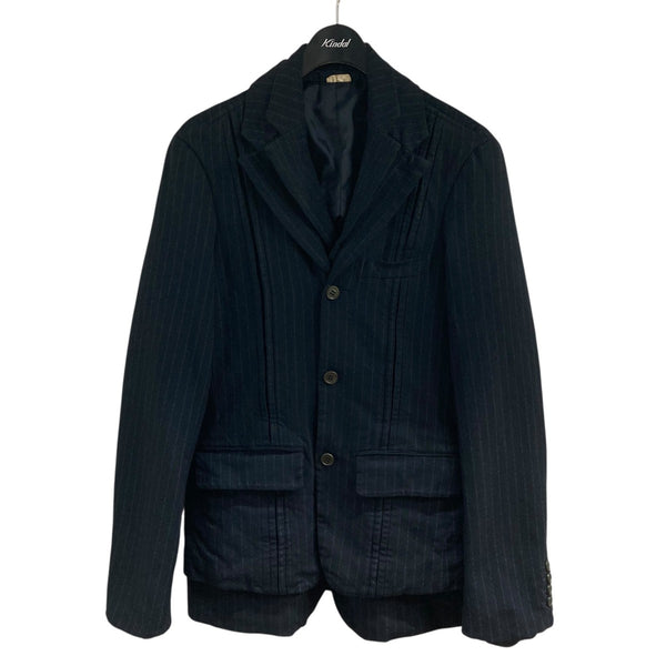新品タグ付‼️コムデギャルソンオムドゥ ポリ縮ウィンドウペインジャケット COMME des GARCONS HOMME DEUX(コムデギャルソンオムドゥ) ポリ縮絨