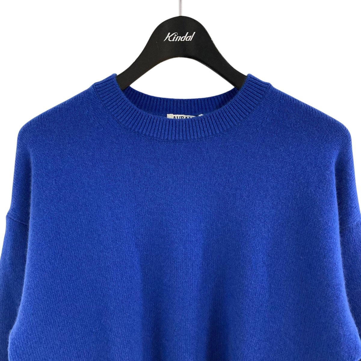 AURALEE(オーラリー) カシミヤ クルーネックセーター A25AP02BC ブルー