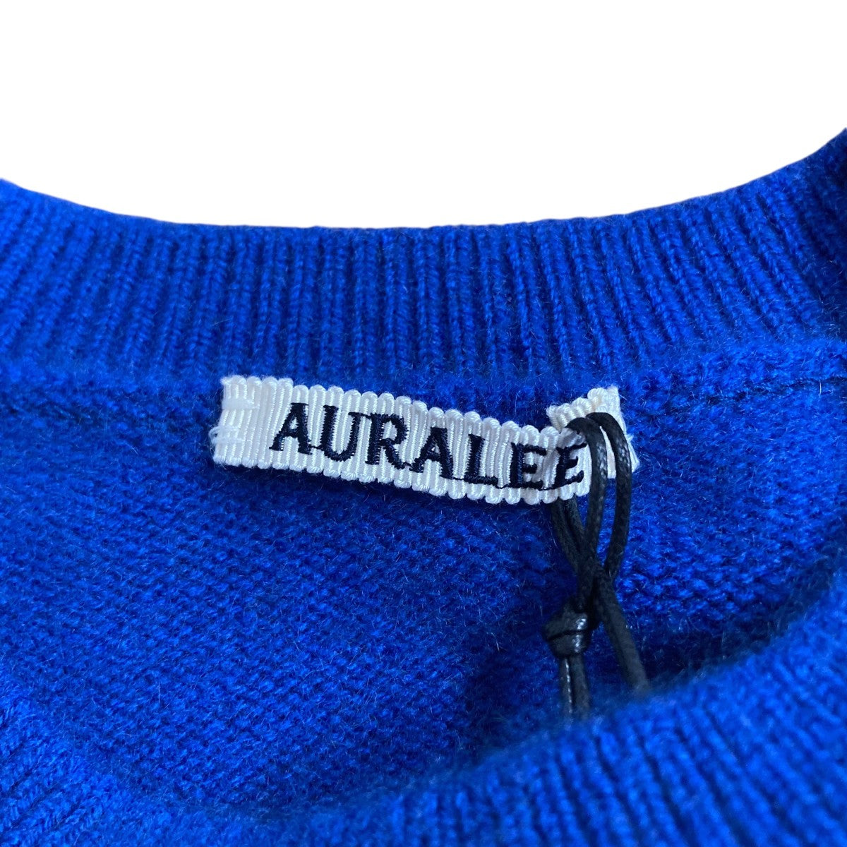 AURALEE(オーラリー) カシミヤ クルーネックセーター A25AP02BC ブルー