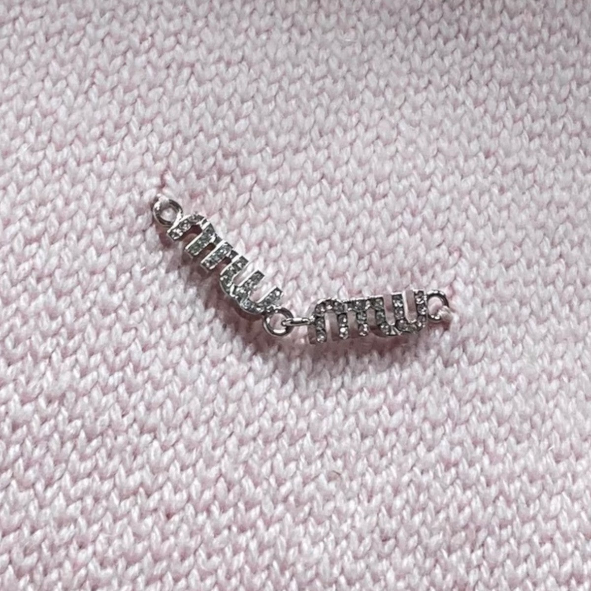 カシミヤロゴカーディガンMMF449