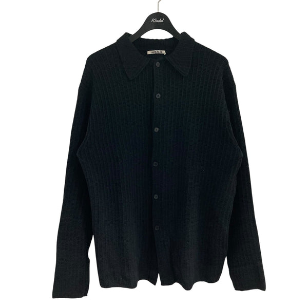 AURALEE(オーラリー) ニットシャツ A23SC01HA ブラック サイズ 4