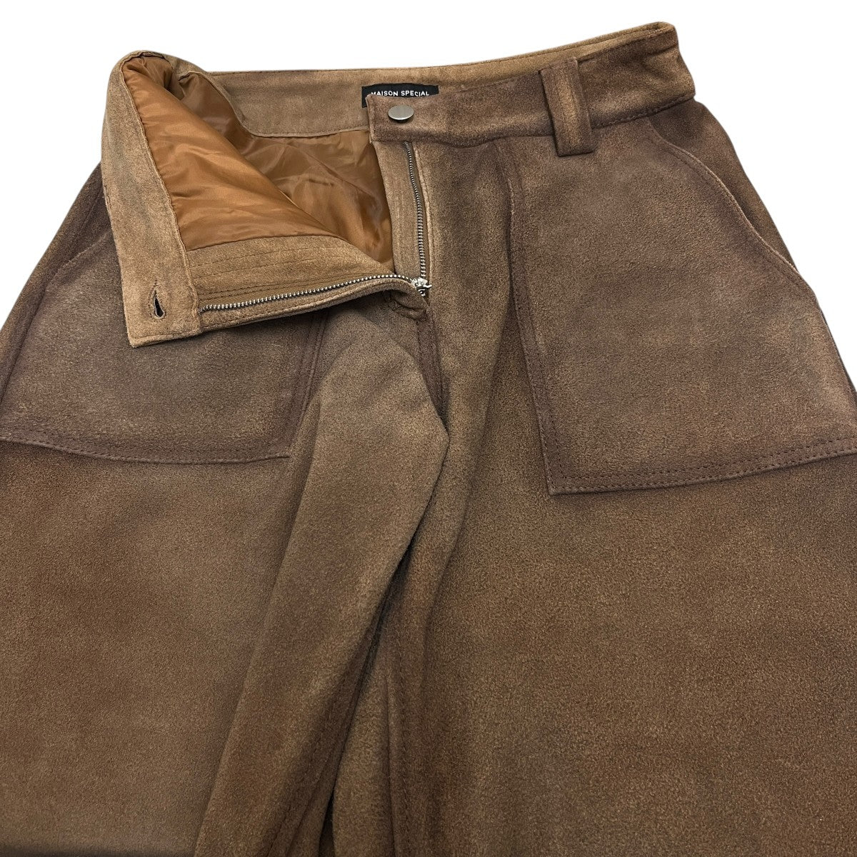 MAISON SPECIAL Real Suede Pantsスウェードパンツ21242465807 古着・中古-3枚目のアイテム画像