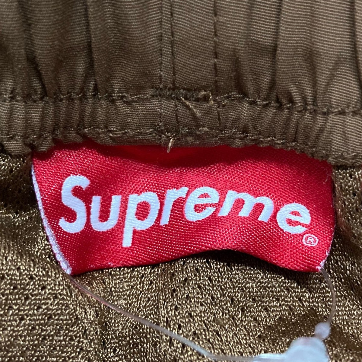 Supreme シュプリーム ナイロンパンツ　メンズ　サイズL Supreme(シュプリーム) ロゴナイロンパンツ ブラウン サイズ L｜【公式