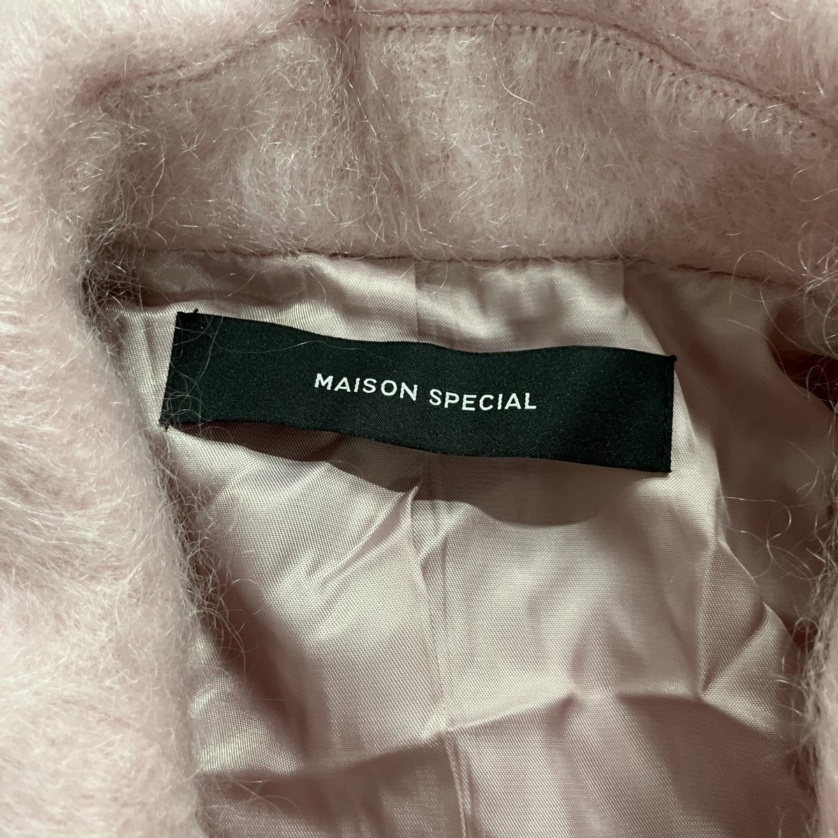 MAISON SPECIAL モヘアコート 古着・中古-5枚目のアイテム画像