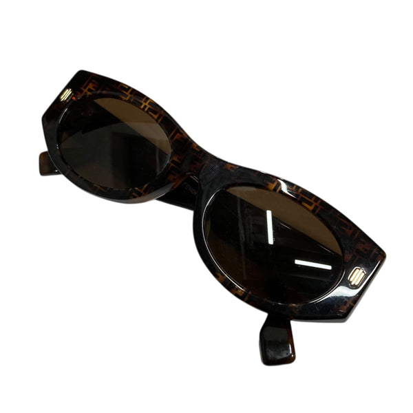 FENDI(フェンディ) ズッカ柄サングラスFE40125F FE40125F ブラウン