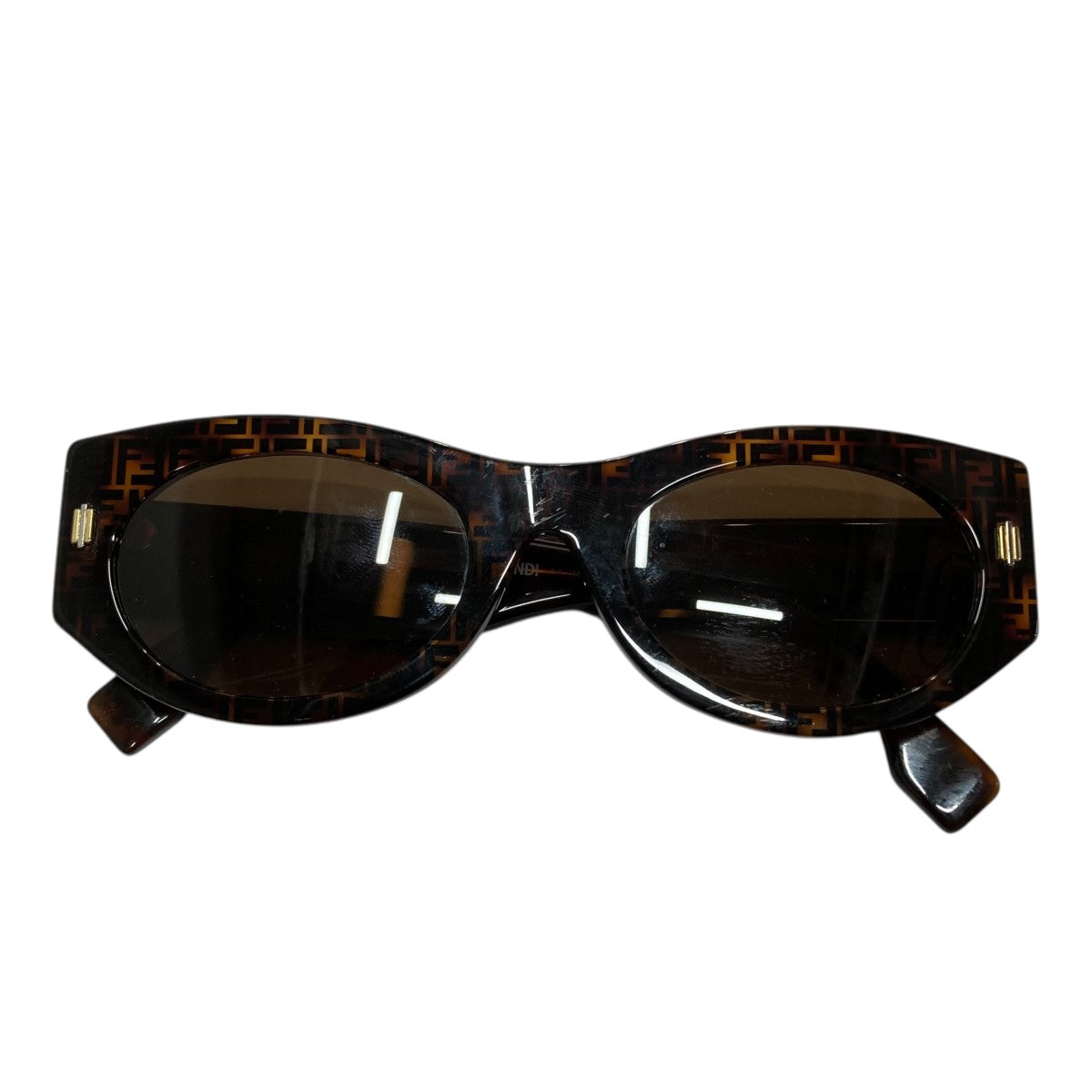 FENDI(フェンディ) ズッカ柄サングラスFE40125F FE40125F ブラウン