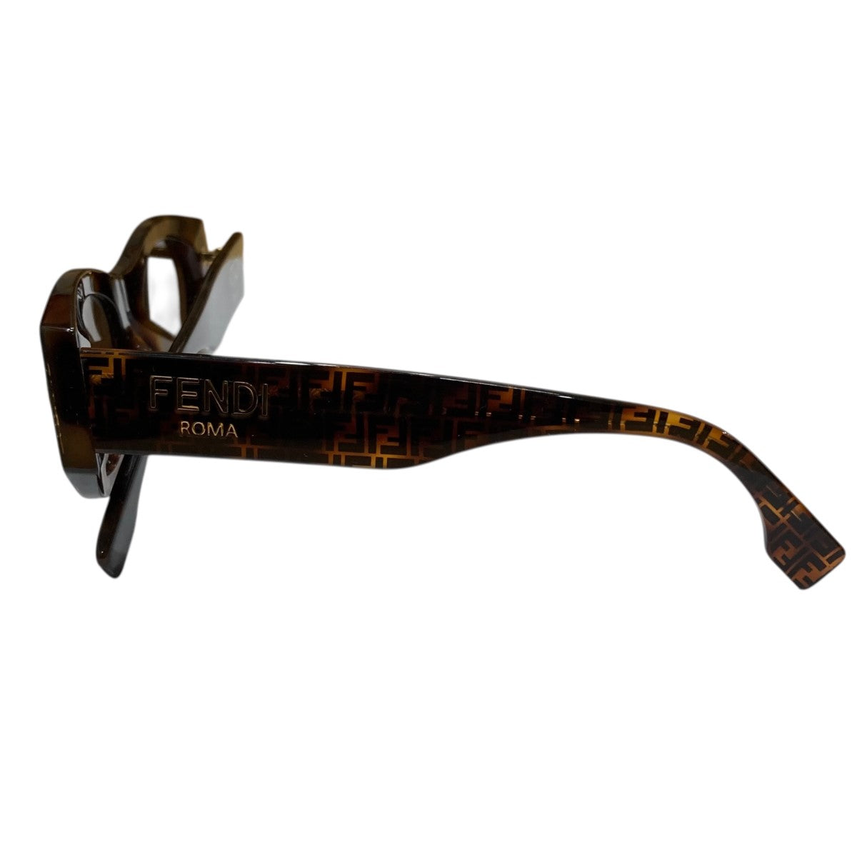 FENDI(フェンディ) ズッカ柄サングラスFE40125F FE40125F ブラウン