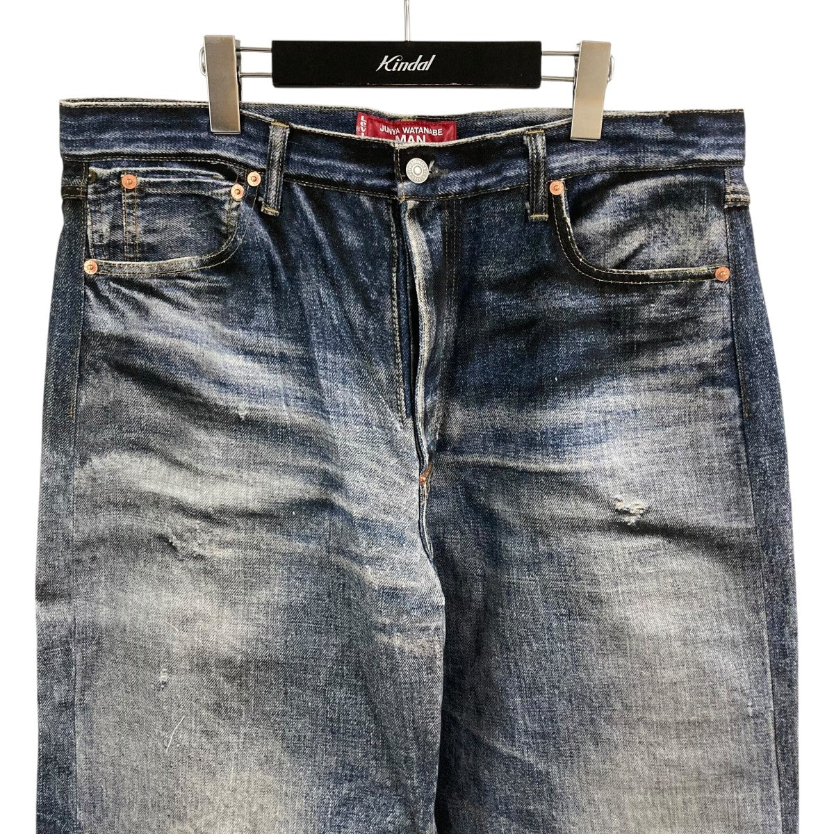 CDG JUNYA WATANABE MAN×LEVI’S 転写プリントデニムパンツ 古着・中古-2枚目のアイテム画像