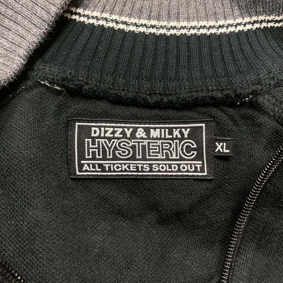 HYSTERIC GLAMOUR ブラック ジップアップジャケット 中古・古着通販】Hysteric Glamour (ヒステリックグラマー) ヒスガール