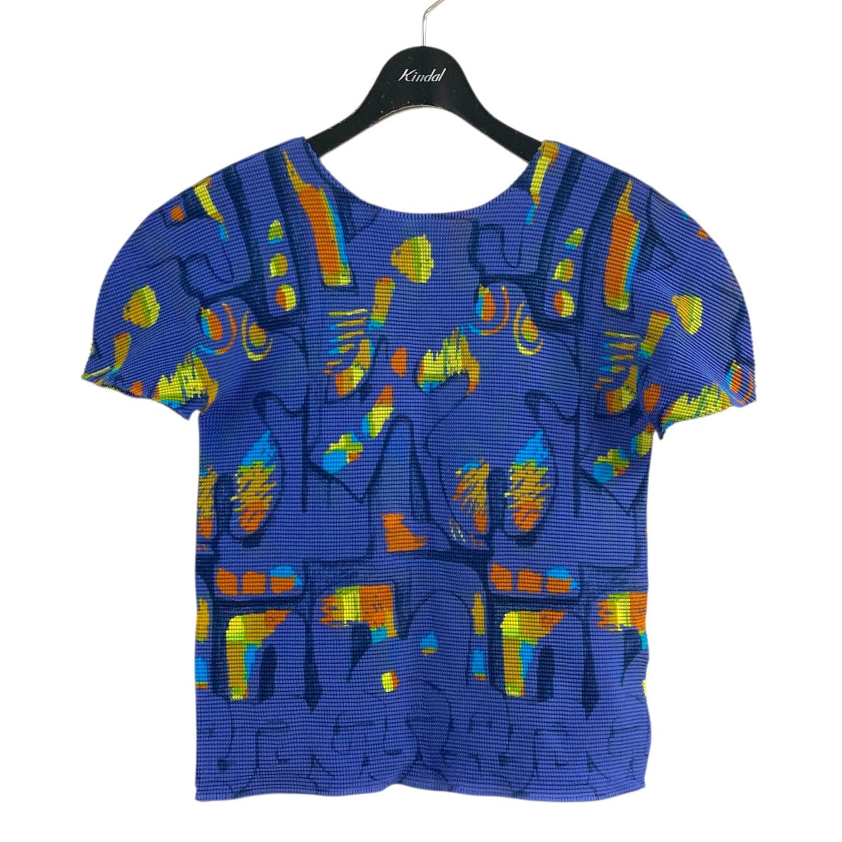 me ISSEY MIYAKE 24SS総柄プリーツTシャツMI41FK796 古着・中古-1枚目のアイテム画像