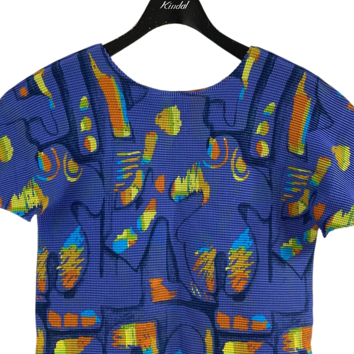me ISSEY MIYAKE 24SS総柄プリーツTシャツMI41FK796 古着・中古-2枚目のアイテム画像
