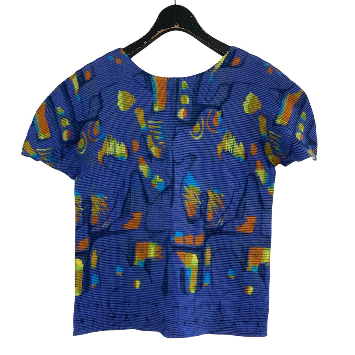 me ISSEY MIYAKE 24SS総柄プリーツTシャツMI41FK796 古着・中古-3枚目のアイテム画像