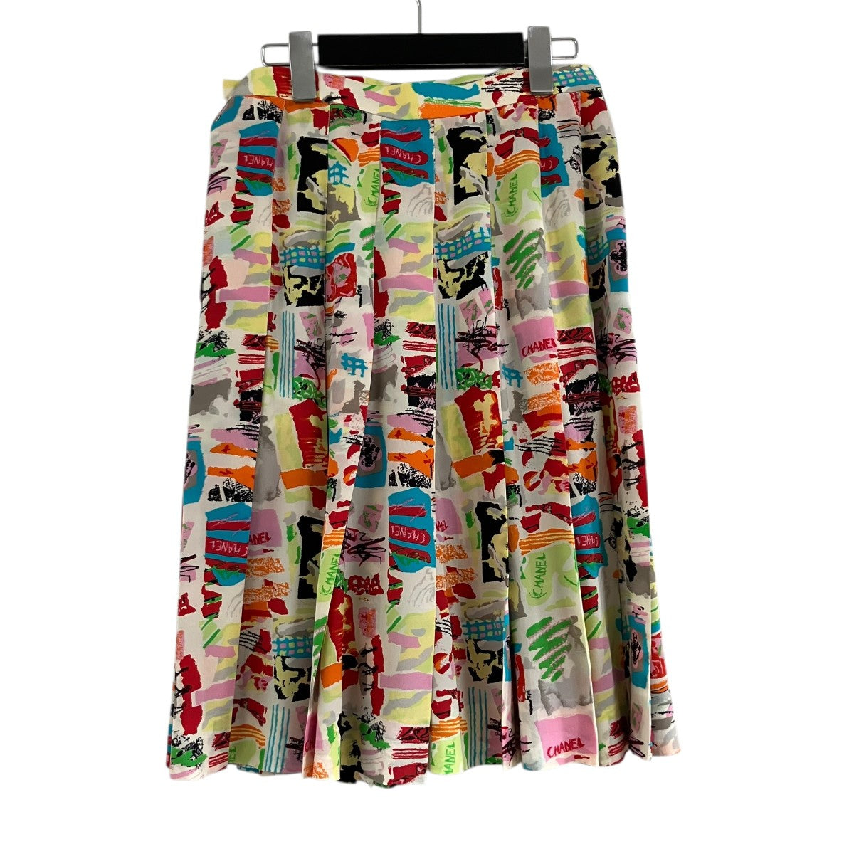 総柄シルクスカート