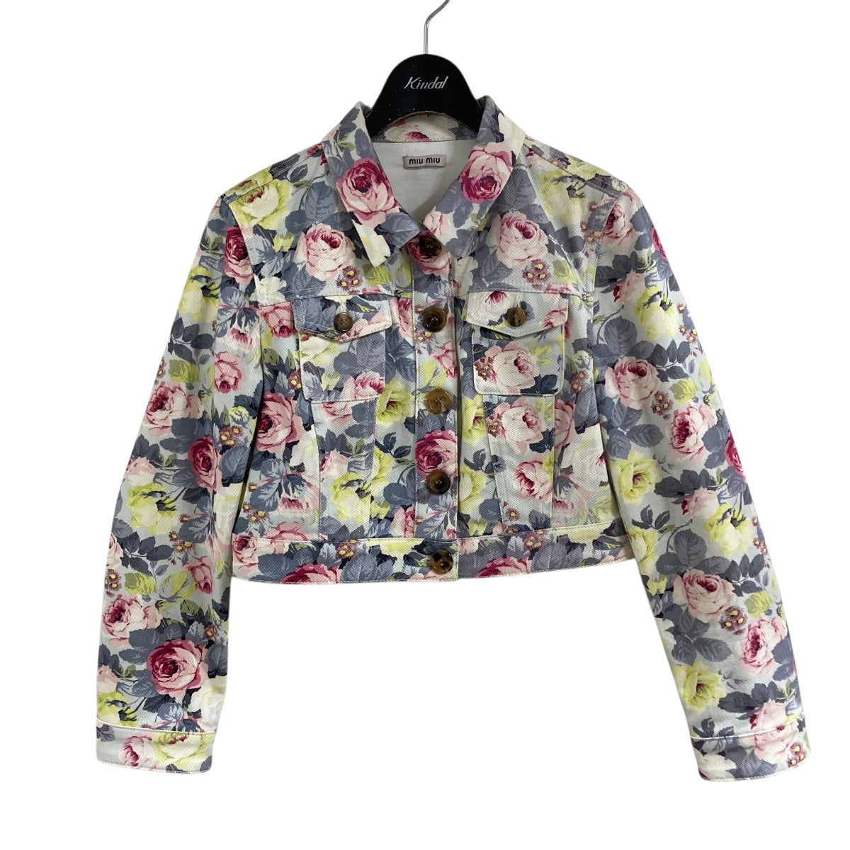 MIU MIU ボタニカルデニムジャケット 古着・中古-1枚目のアイテム画像
