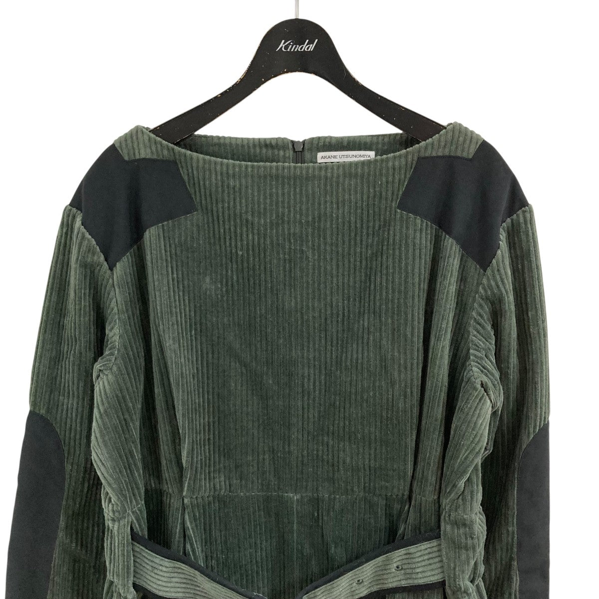 AKANE UTSUNOMIYA(アカネウツノミヤ) コーデュロイワンピース WAM