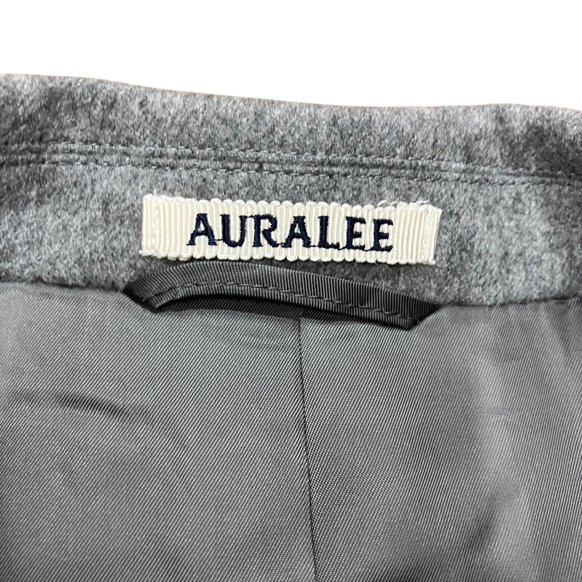 AURALEE(オーラリー) カシミヤモールスキンチェスターフィールドコート