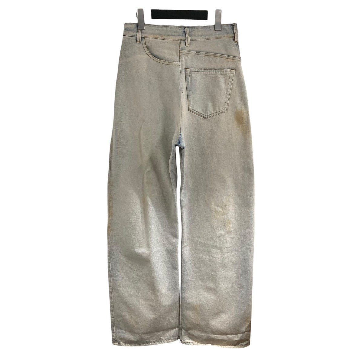 MM6 Maison Margiela ブリーチ加工ツイストワイドレッグジーンズ 古着・中古-3枚目のアイテム画像