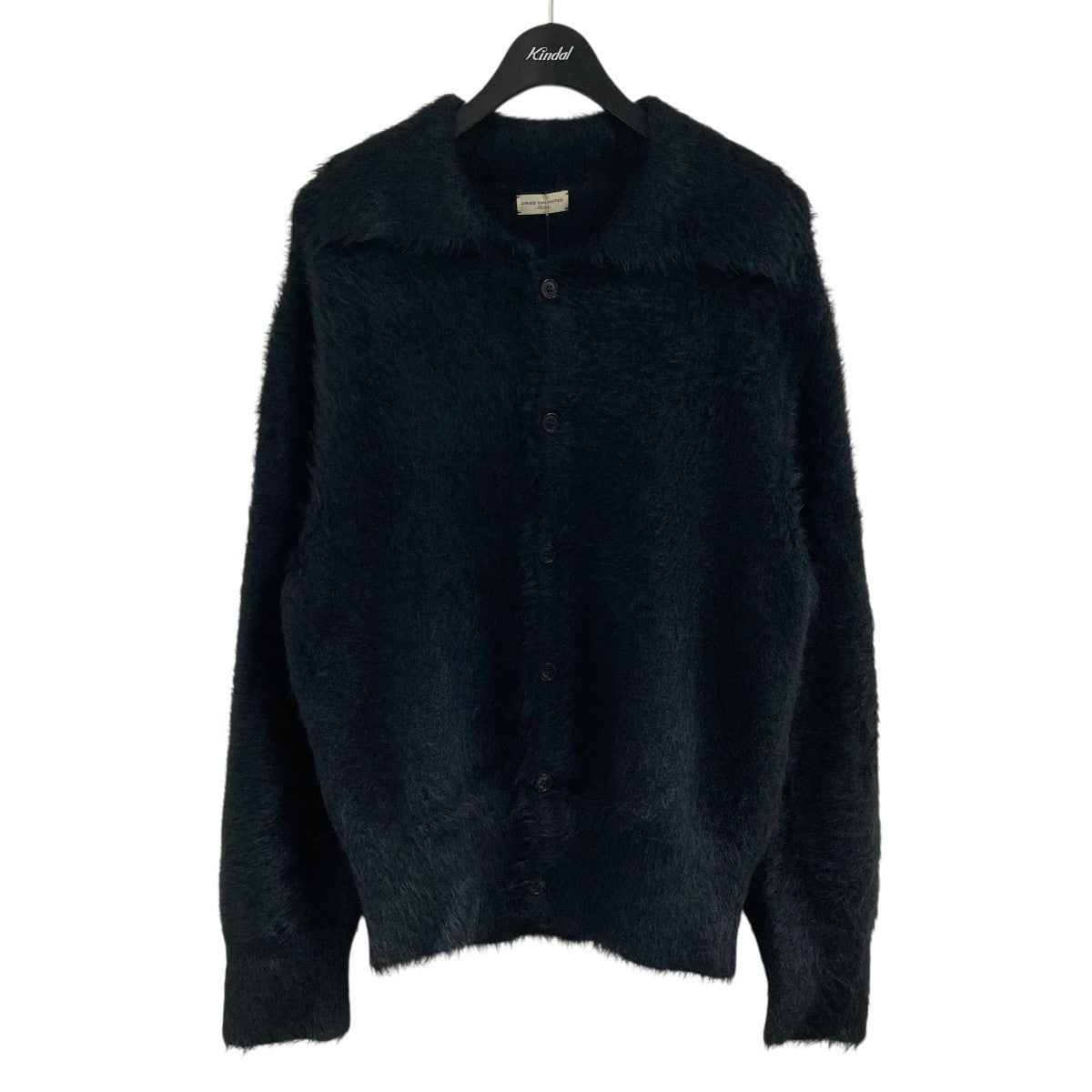 DRIES VAN NOTEN(ドリスヴァンノッテン) モヘアカーディガン ブラック